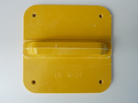 TRANSFORMER LID 192MM x 192MM YELLOW